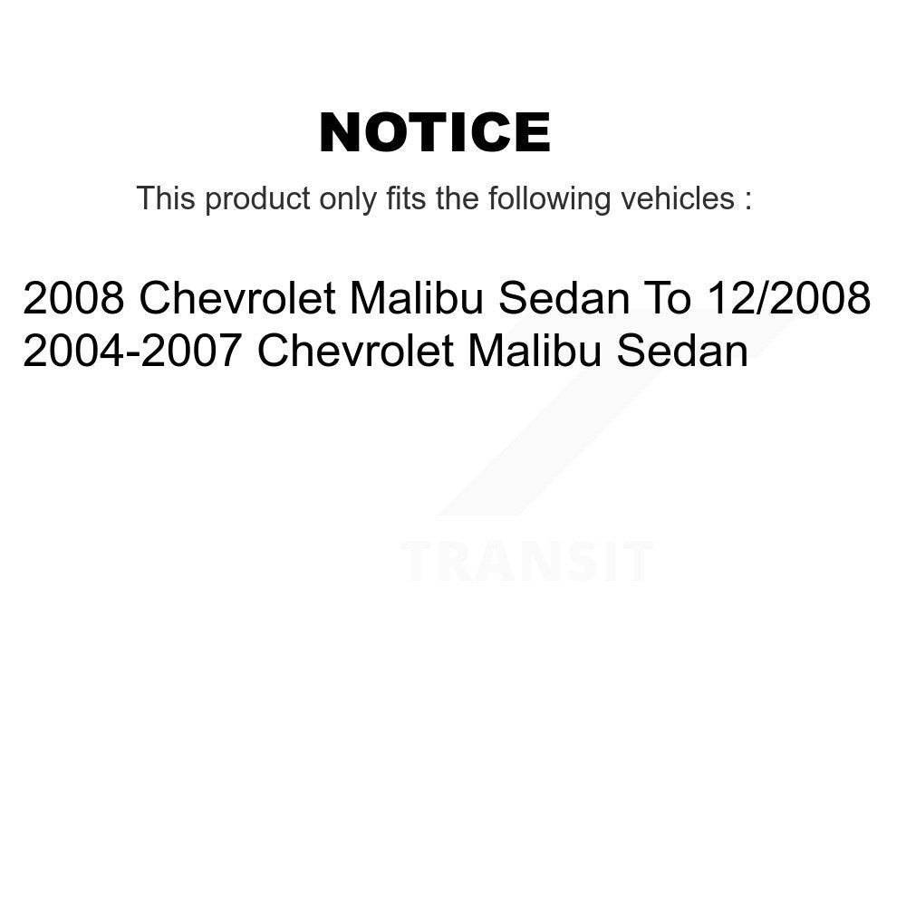 Sangle de réservoir de carburant pour berline Chevrolet Malibu AGY-01110298