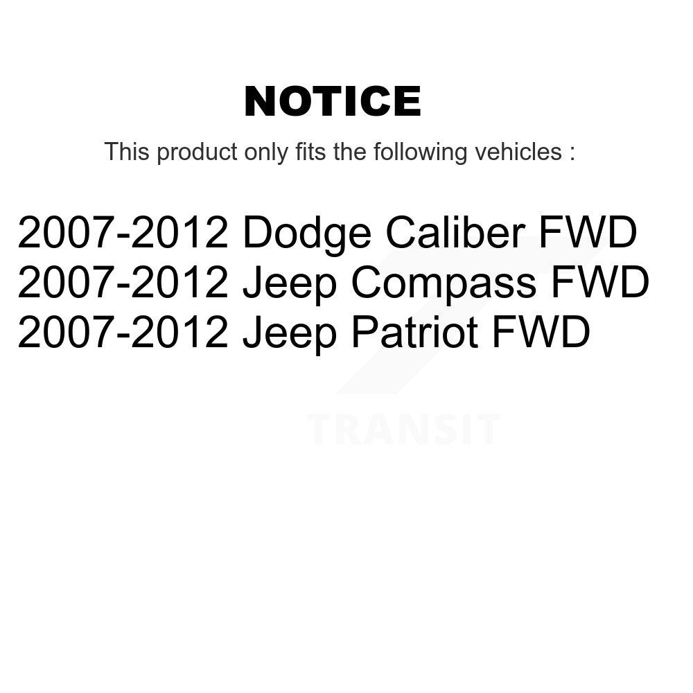 Sangle de réservoir de carburant pour Jeep Patriot Dodge Caliber Compass FWD 2007 – 2012