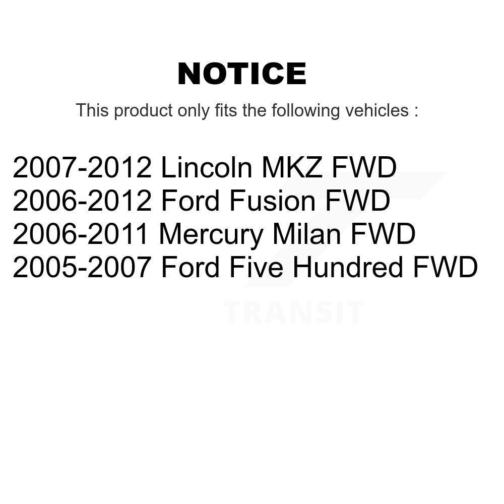 Sangle de réservoir de carburant, pour Ford Fusion Lincoln MKZ cinq cents Mercury Milan FWD