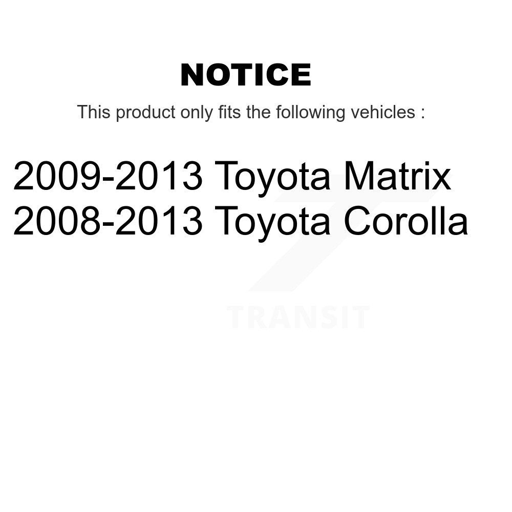 Sangle de réservoir de carburant pour Toyota Corolla Matrix AGY-01110398