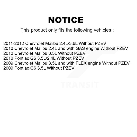 Ensemble de Module de pompe à carburant pour Chevrolet Malibu Pontiac G6 sans PZEV