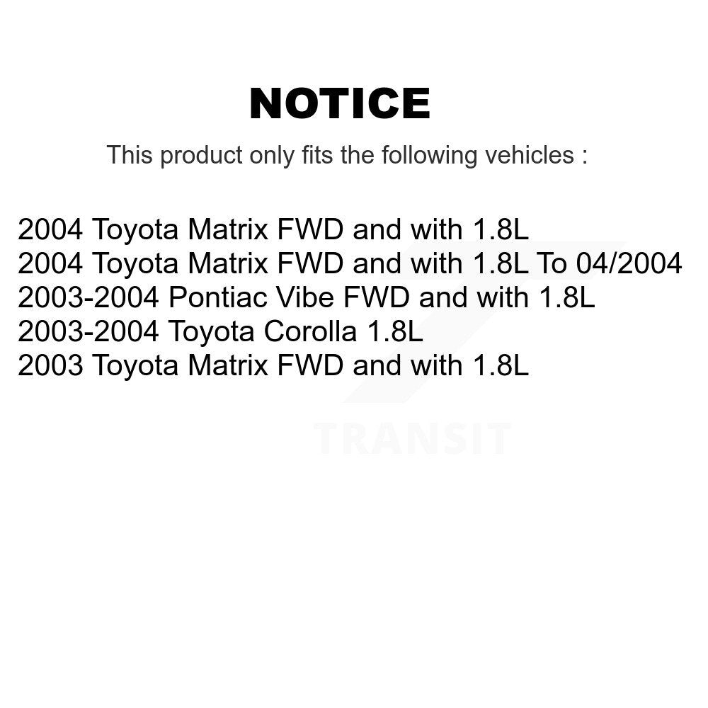 Ensemble de Module de pompe à carburant pour Toyota Corolla Matrix Pontiac Vibe AGY-4011266