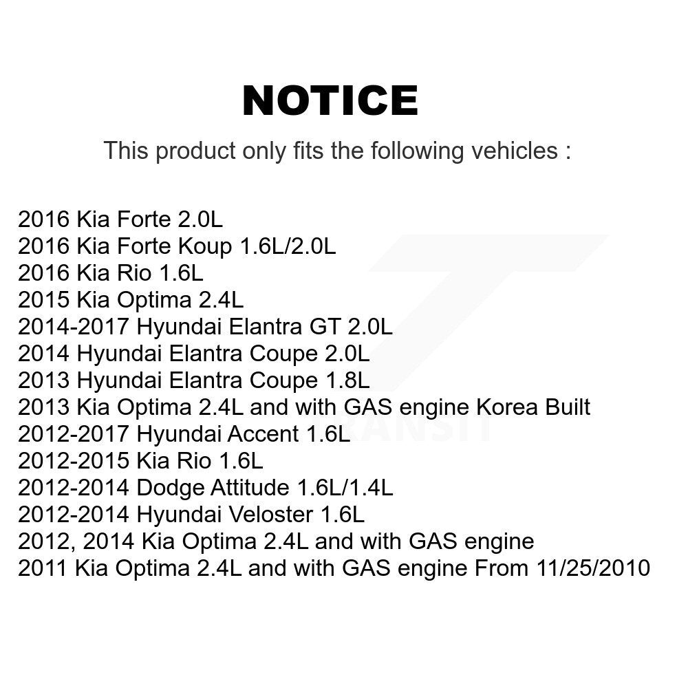 Pompe à carburant électrique, pour Hyundai Accent Kia Rio Optima Elantra GT Veloster Forte