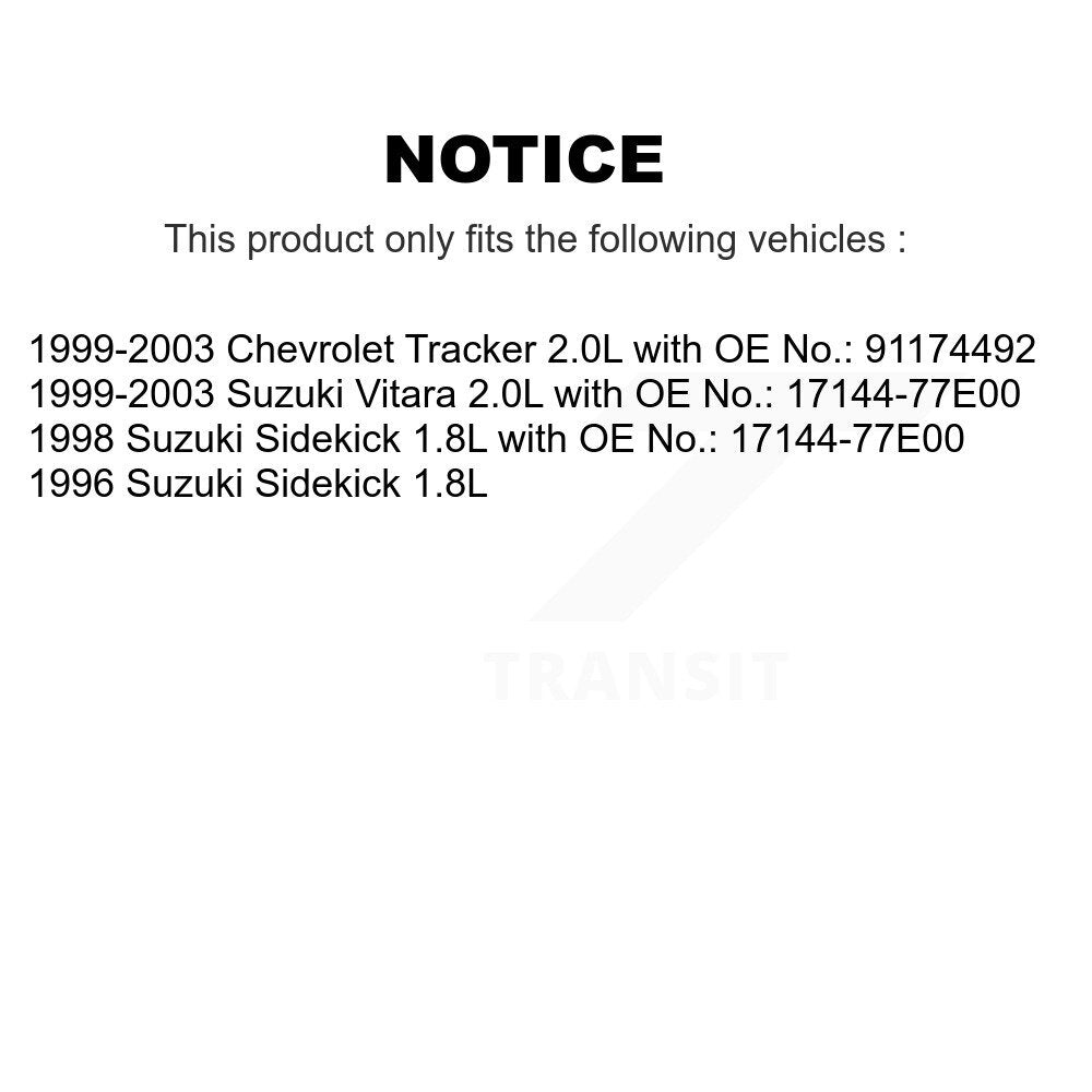 Courroie d'entraînement accessoire pour Chevrolet Tracker Suzuki Vitara Sidekick BAN-3PK495