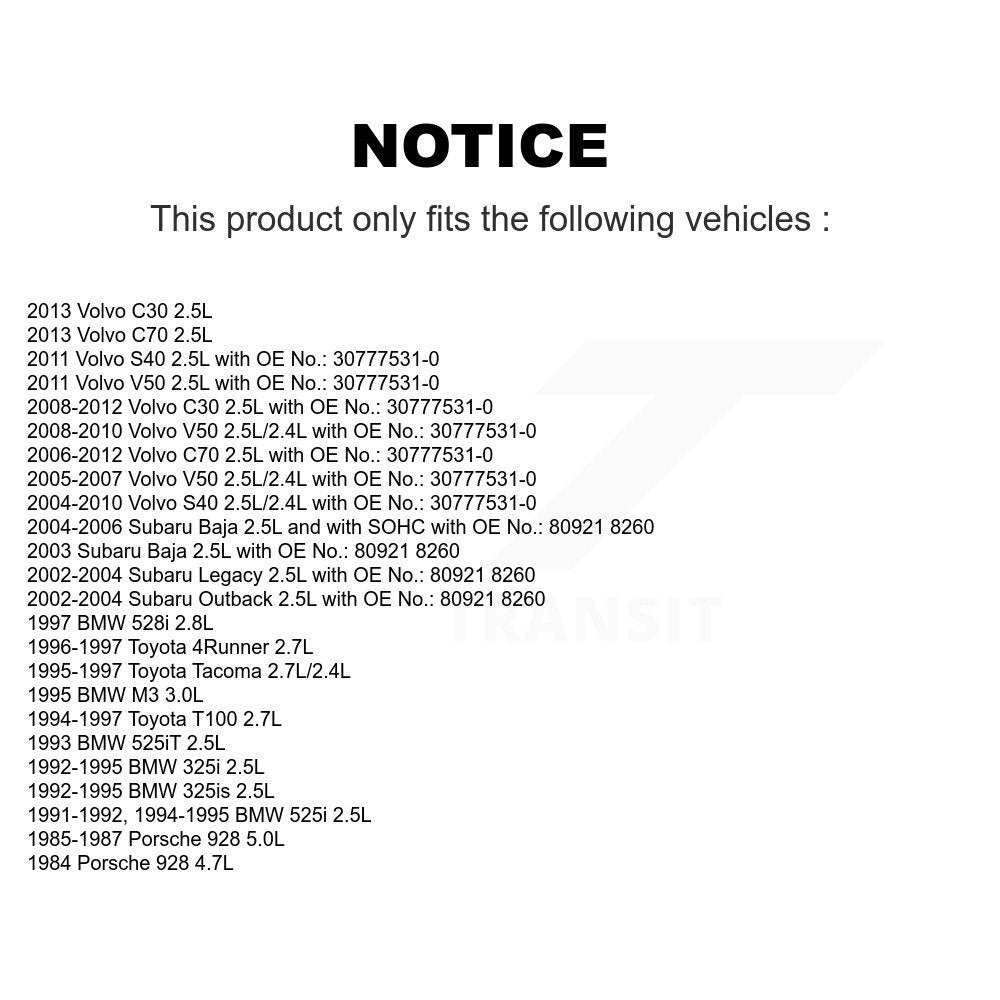 Courroie d'entraînement accessoire pour Volvo S40 Toyota C30 Subaru 4Runner V50 C70 Outback BM
