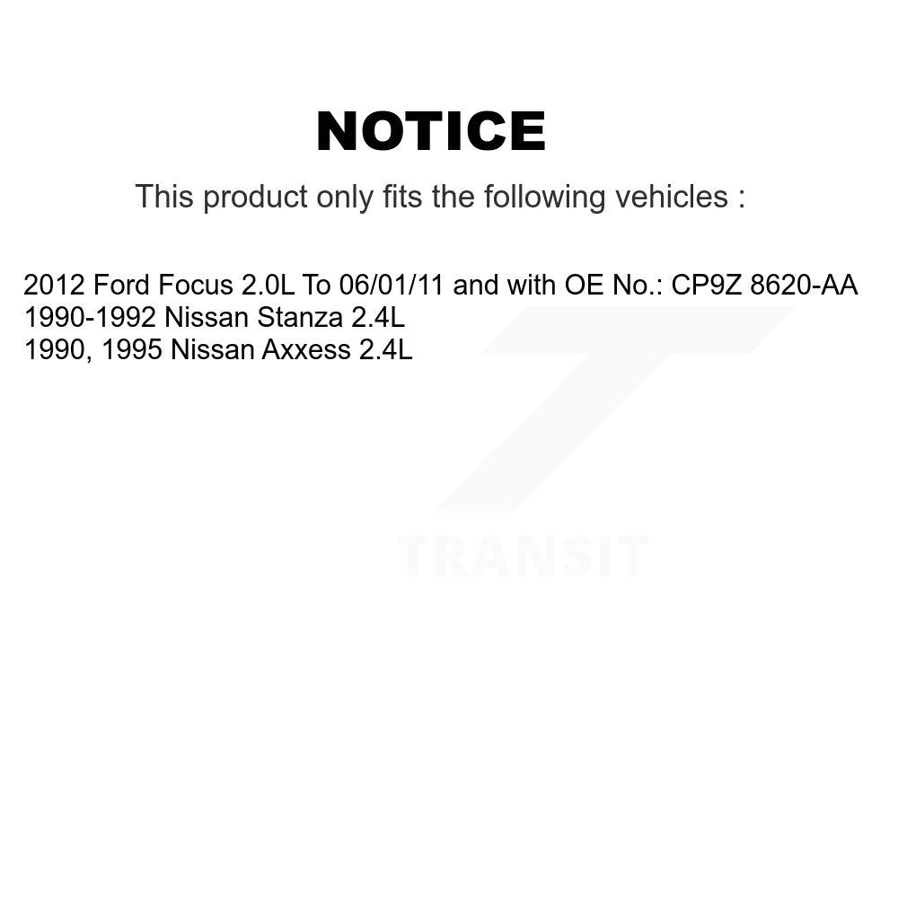 Courroie d'entraînement accessoire pour Ford Focus Nissan Stanza Axxess BAN-6PK1300