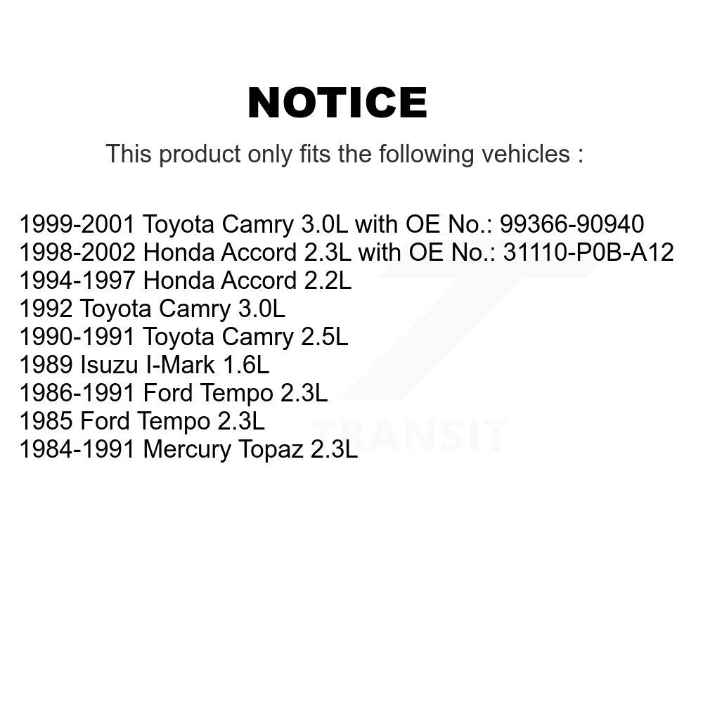 Courroie d'entraînement accessoire pour Honda Accord Toyota Camry Ford Tempo Mercury topaze