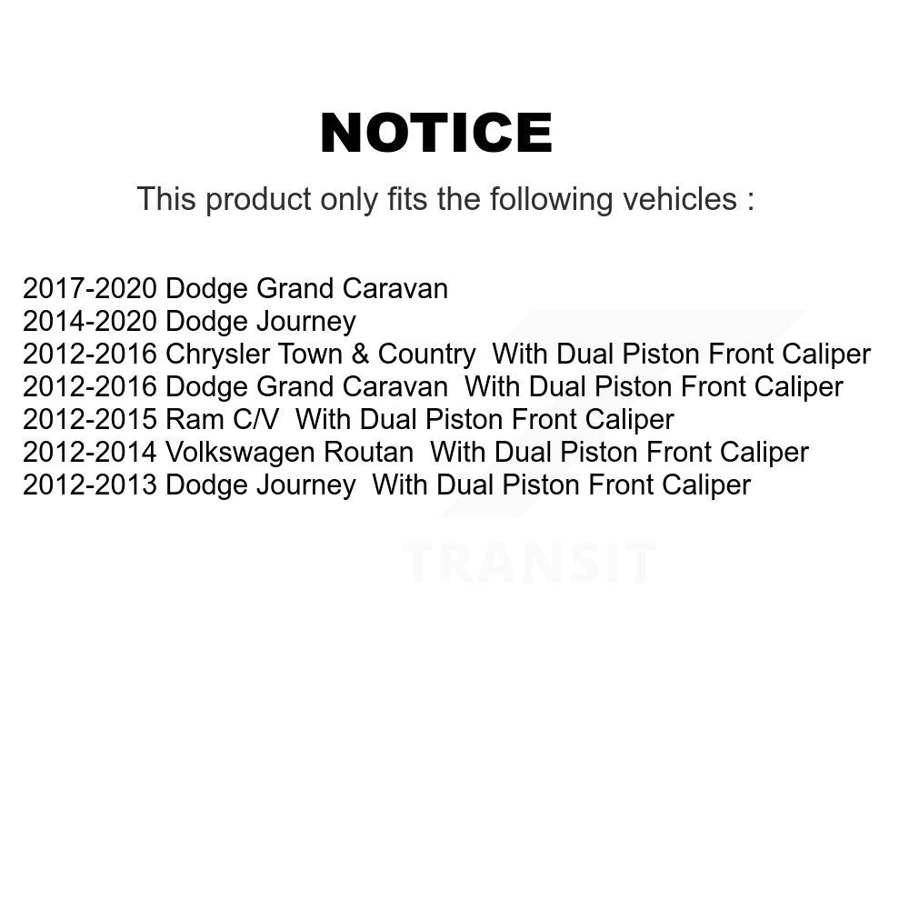 Plaquettes de frein à disque arrière en céramique, pour Dodge Grand Caravan Journey Chrysler Town & Ra