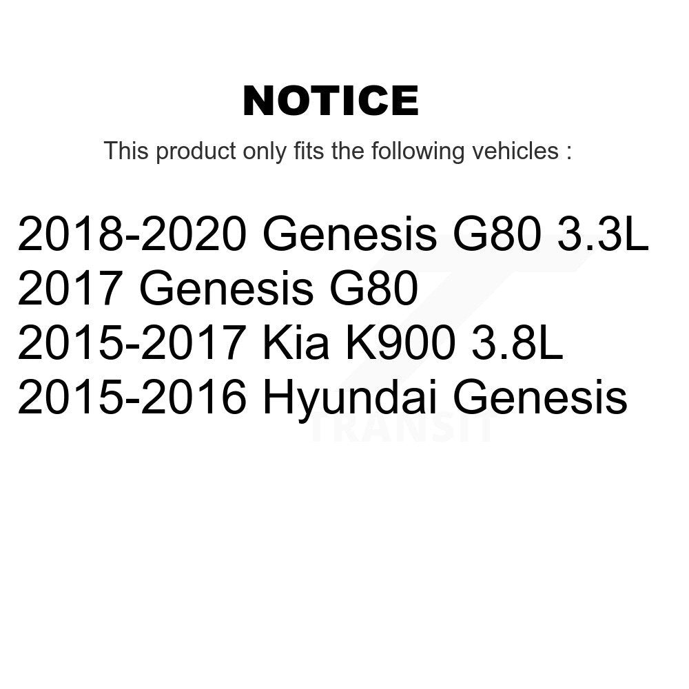 Plaquettes de frein à disque avant en céramique, pour Hyundai Genesis G80 Kia K900 CMX-D1799