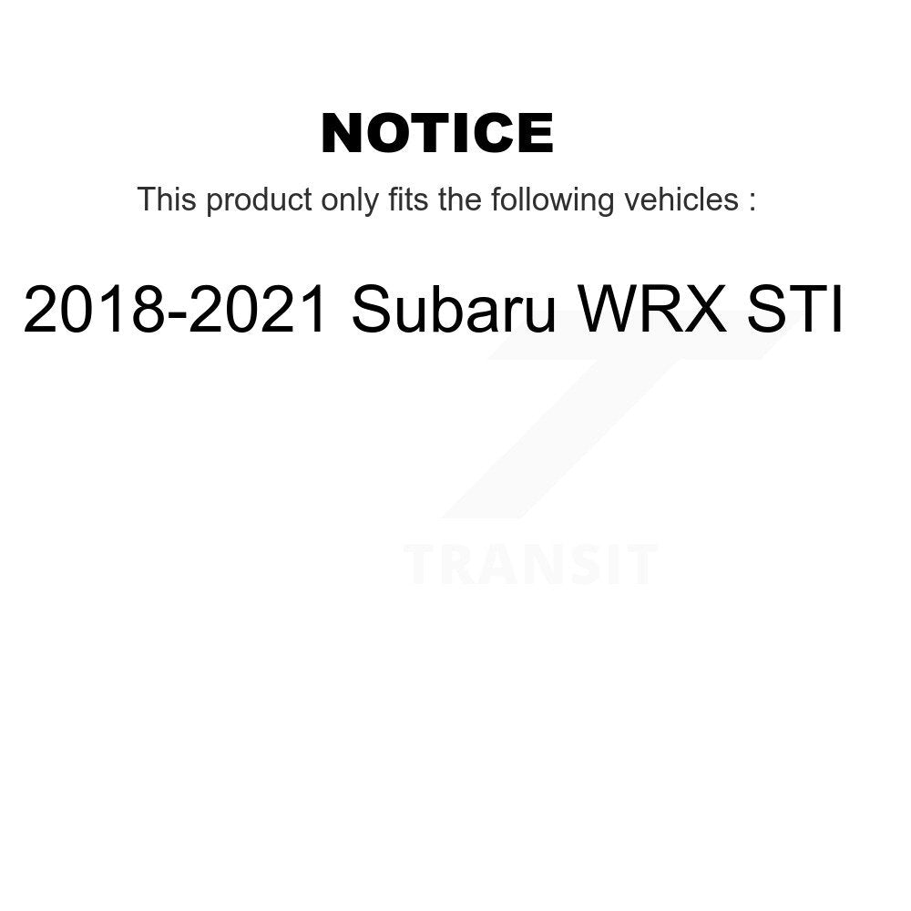 Plaquettes de frein à disque arrière en céramique pour Subaru WRX STI 2018 – 2021 CMX-D2118