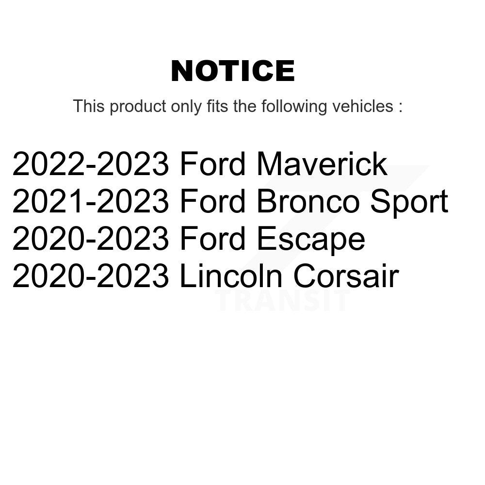 Plaquettes de frein à disque avant en céramique, pour Ford Escape Bronco Sport Maverick Lincoln
