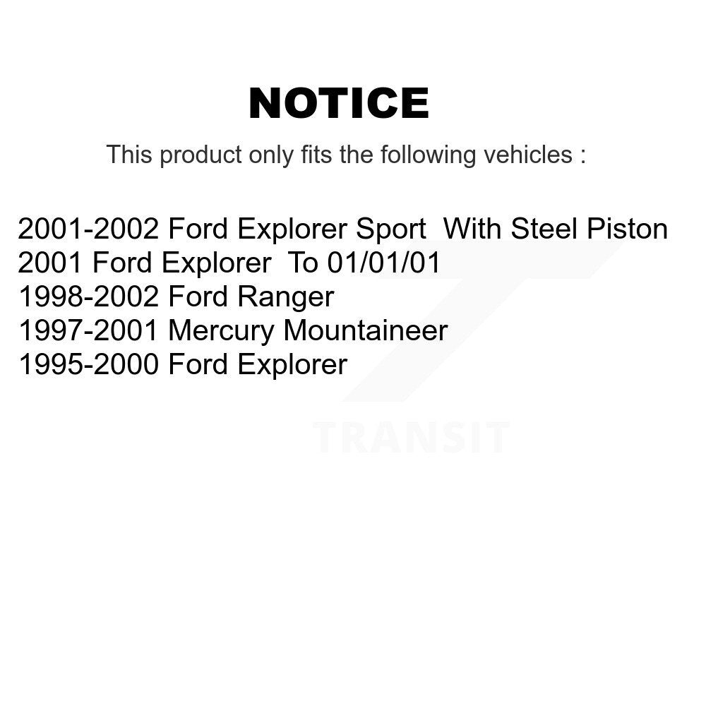 Plaquettes de frein à disque arrière en céramique, pour Ford Ranger Explorer Sport Mercury Mountaineer