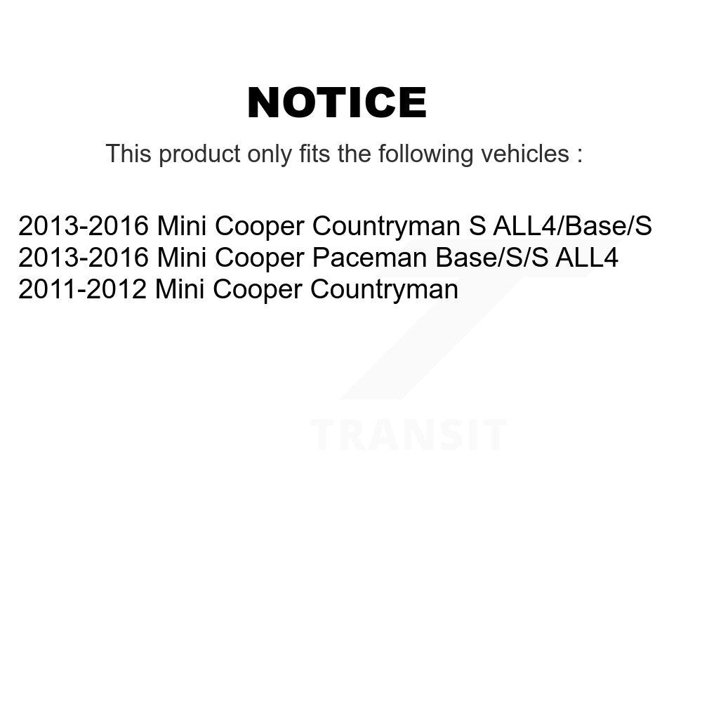 Rotor de frein à disque arrière pour Mini Cooper Countryman Paceman DS1-980969