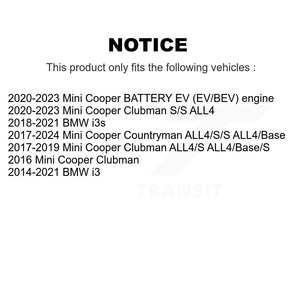 Rotor de frein à disque arrière, pour Mini Cooper Countryman Clubman BMW i3 i3s DS1-982069