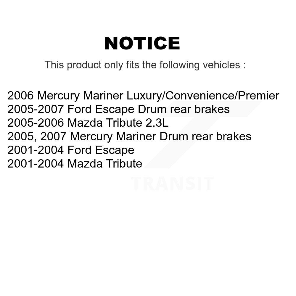 Rotor de frein à disque avant, pour Ford Escape Mazda hommage Mercury Mariner GCR-680025