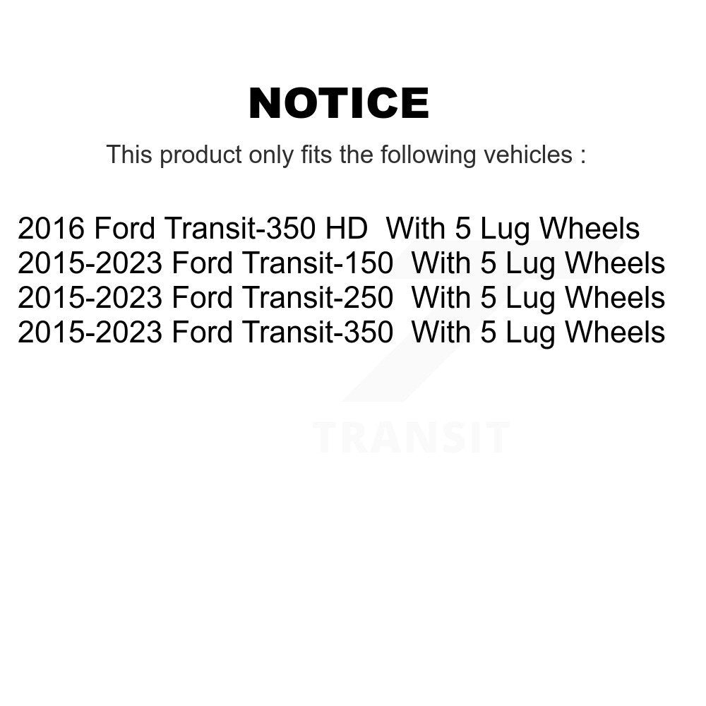 Rotor de frein à disque arrière, pour Ford Transit-250 Transit-150 Transit-350 HD GCR-68193