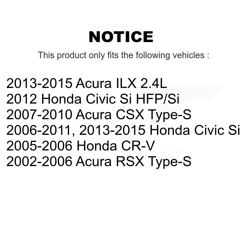 Rotor de frein à disque avant, pour Honda Civic Acura CR-V CSX ILX RSX GCR-980317