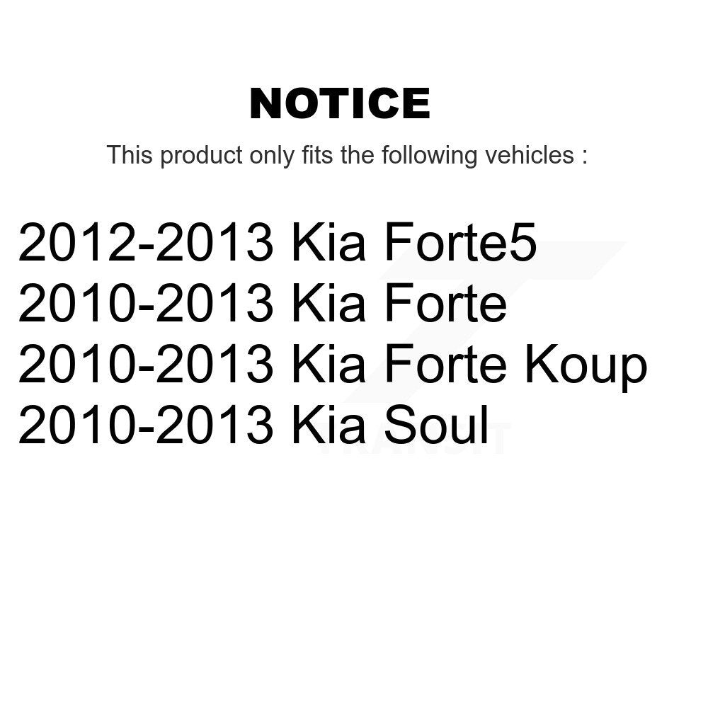 Rotor de frein à disque arrière, pour Kia Soul Forte koup Forte5 GCR-980751