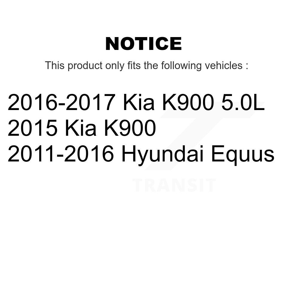 Rotor de frein à disque arrière pour Hyundai Equus Kia K900 GCR-980884