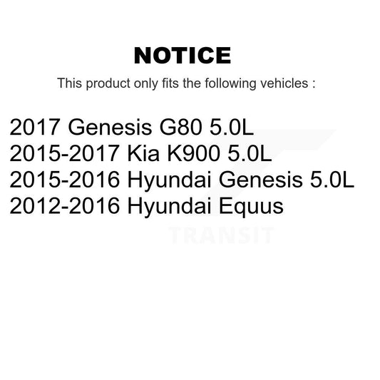 Rotor de frein à disque avant, pour Hyundai Genesis Equus G80 Kia K900 GCR-980945