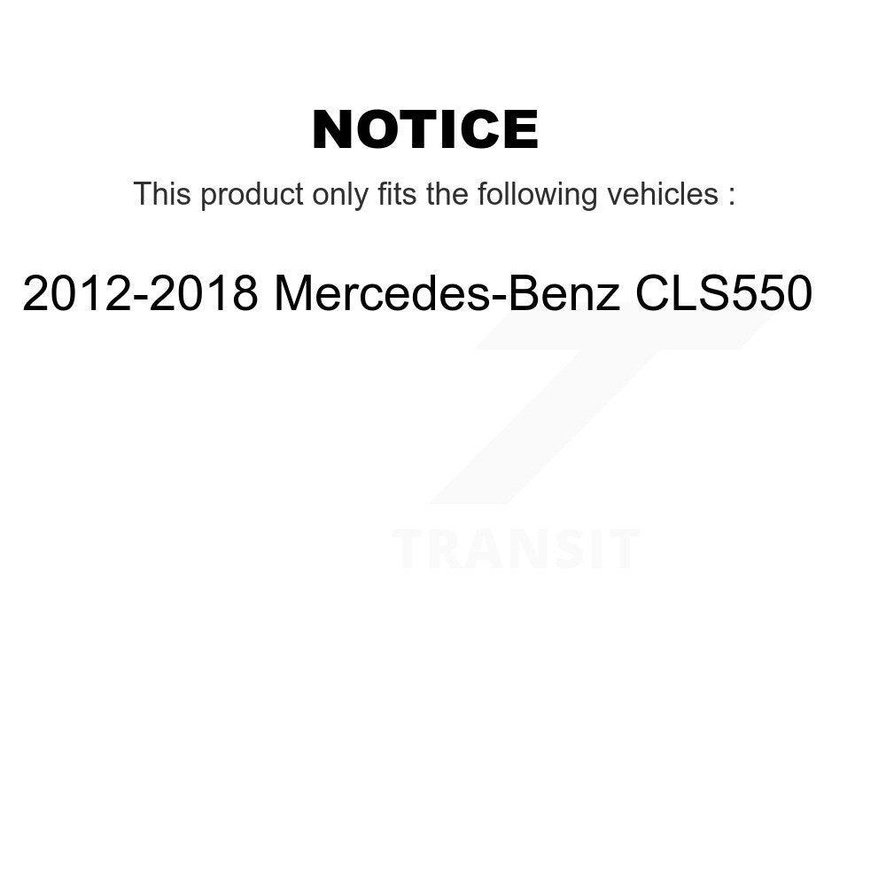 Rotor de frein à disque avant pour Mercedes-Benz CLS550 2012-2018 GCR-G8253OE