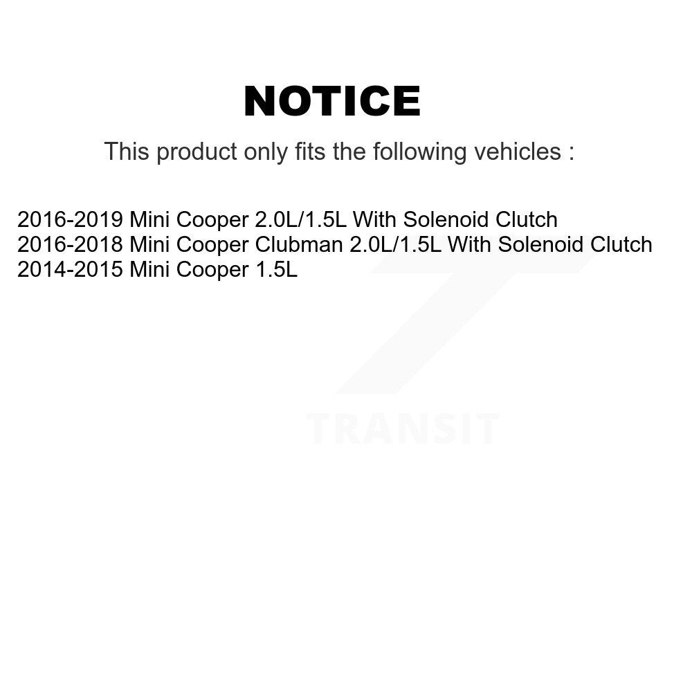 Climatiseur Compresseur AC avec embrayage pour Mini Cooper Clubman GLB-BM13318