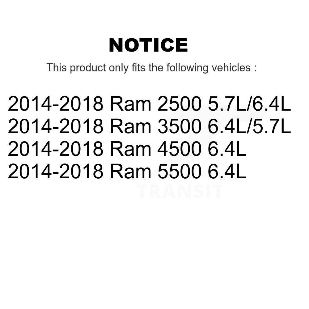 Climatiseur Condenseur AC pour 2014-2018 Ram 2500 3500 4500 5500 GLB-CH4765