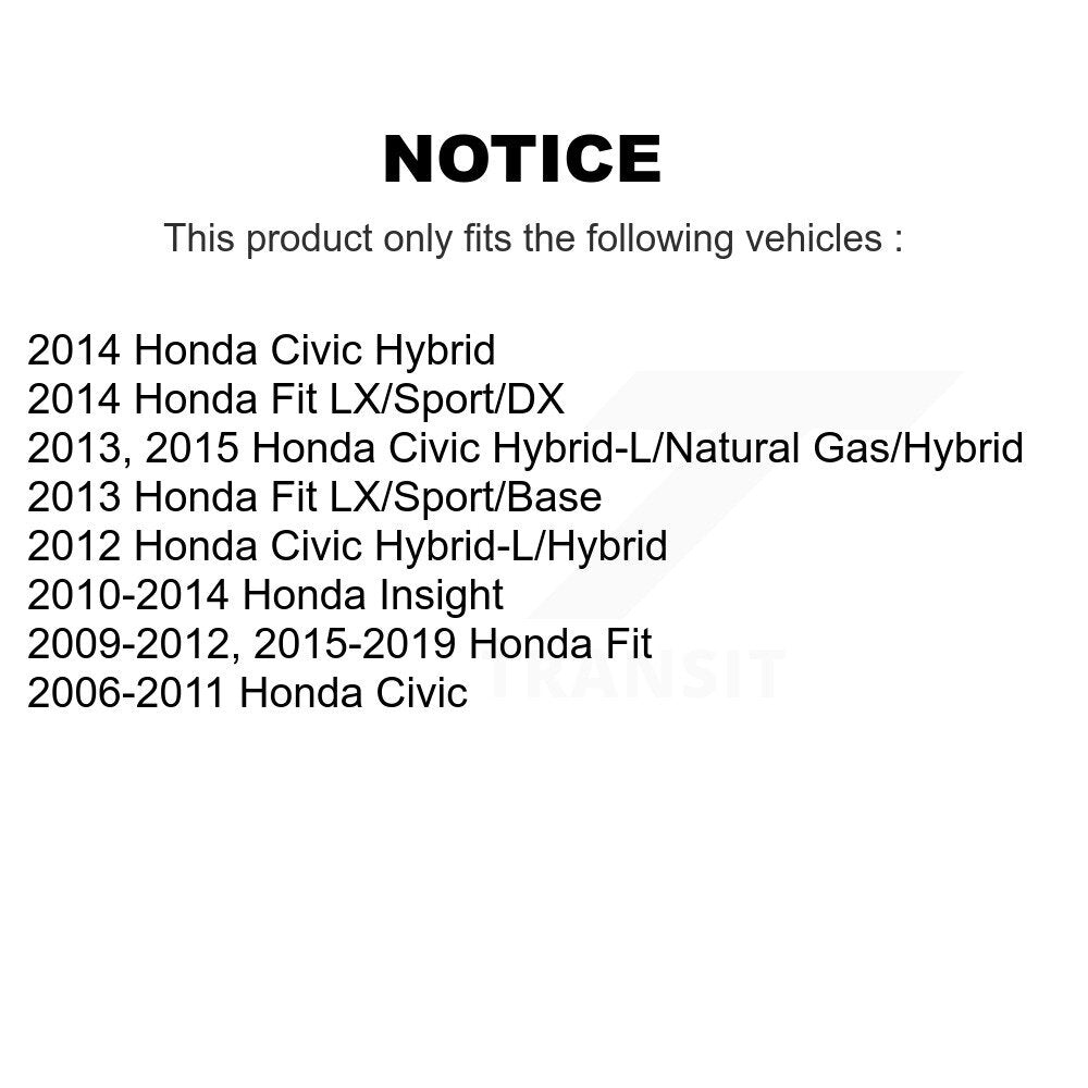 Paire de cylindres de roue de frein à tambour arrière, pour Honda Civic Fit Insight K14-100033
