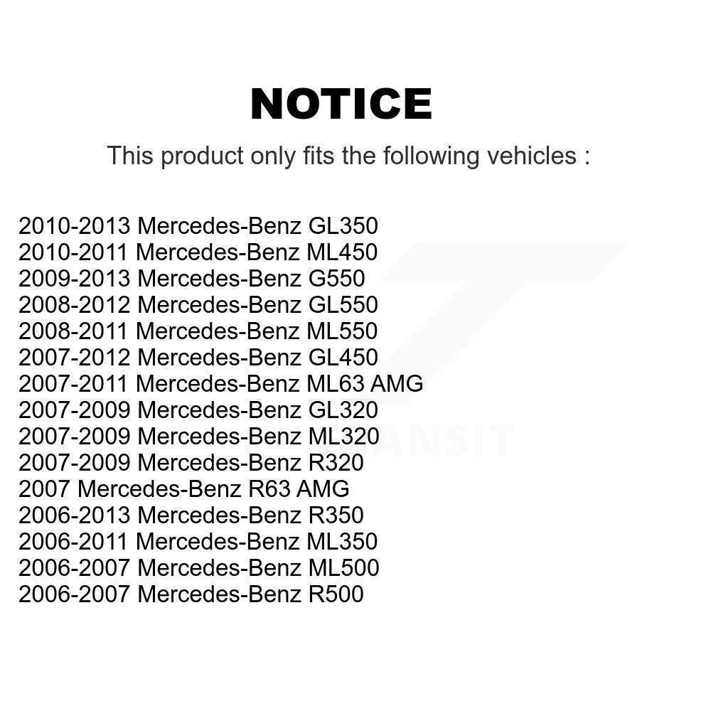 Filtre à air d'habitacle (paquet de 11) pour Mercedes-Benz ML350 ML320 GL350 R350 GL320 GL450