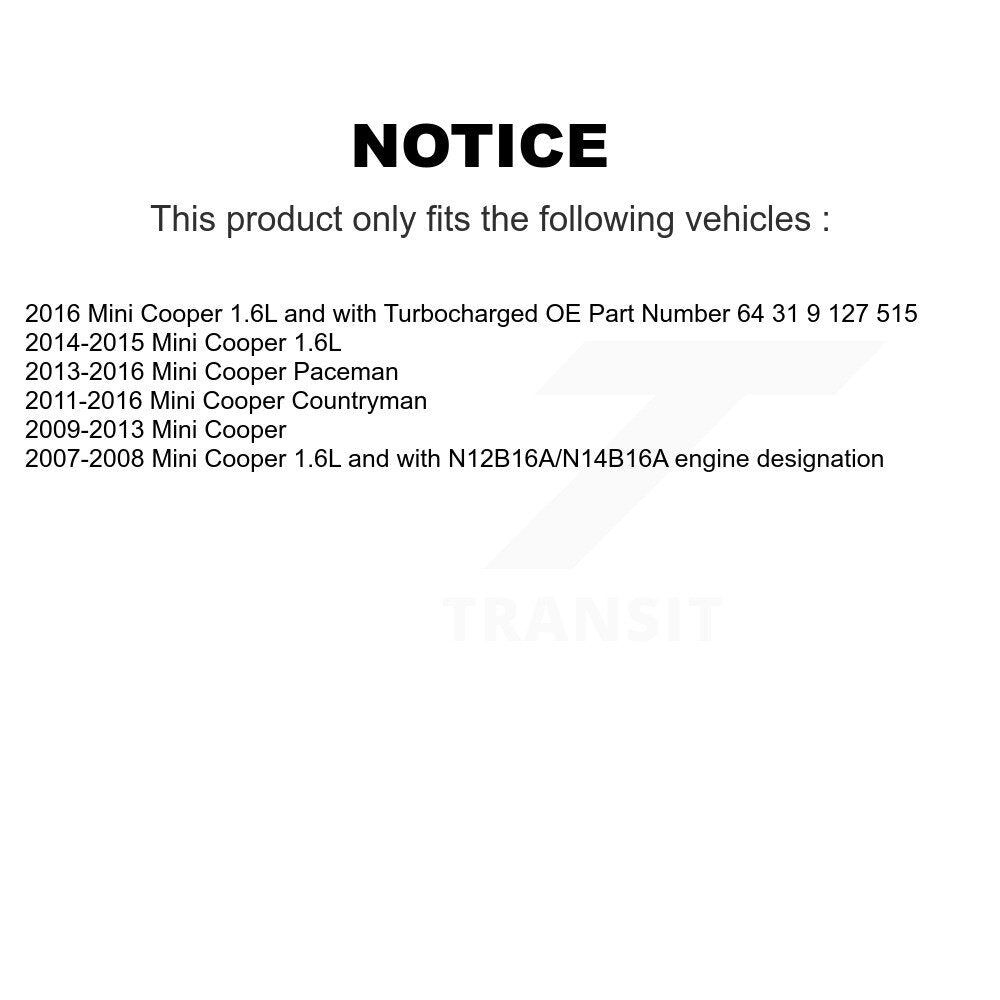 Filtre à air d'habitacle (paquet de 7) pour Mini Cooper Countryman Paceman K54-101281