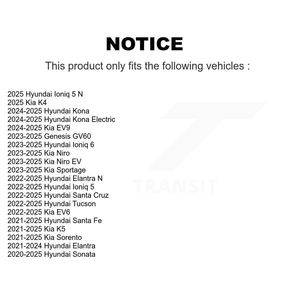 Filtre à air d'habitacle (paquet de 8) pour Hyundai Kia Tucson Elantra Santa Fe Sportage Kona