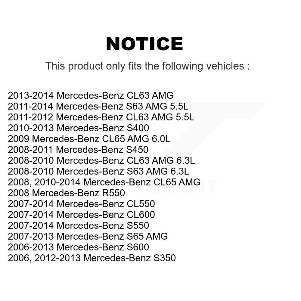 Filtre à air d'habitacle (paquet de 3) pour Mercedes-Benz S550 S450 CL550 S350 S63 AMG CL63