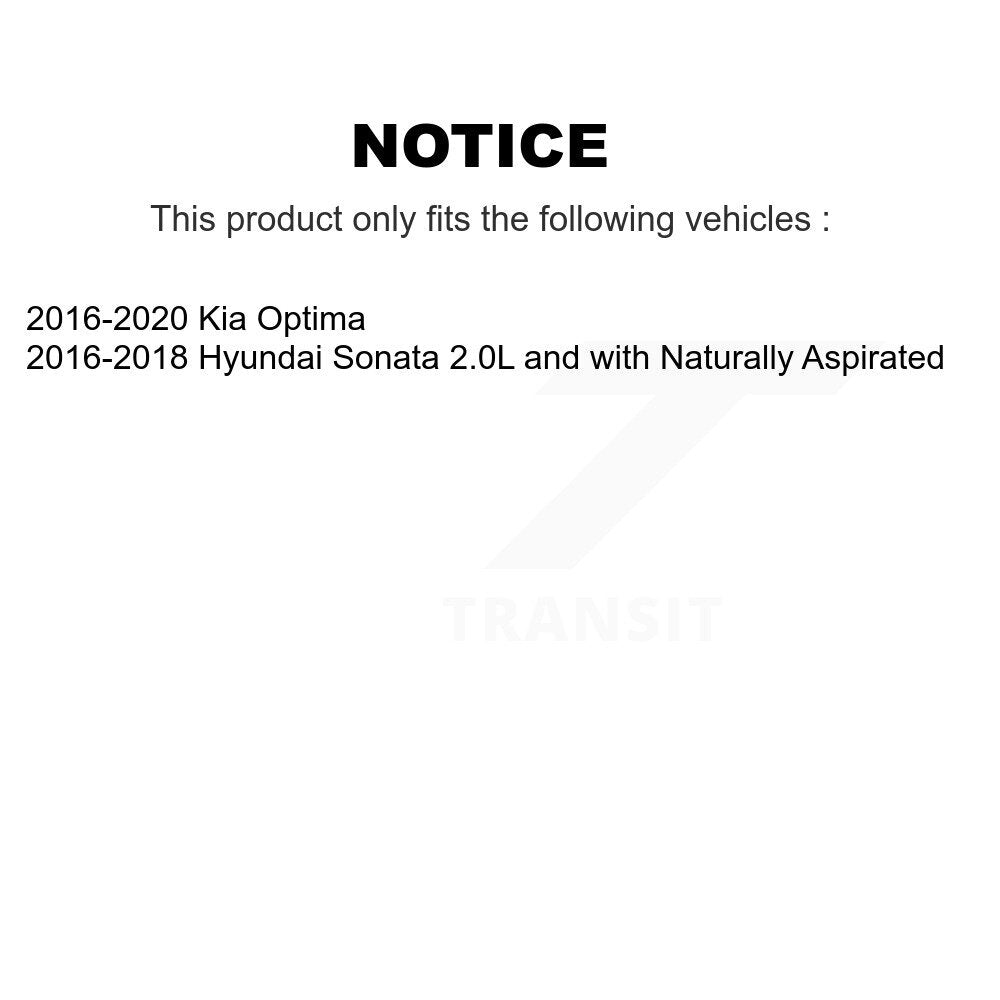 Filtre à air d'habitacle (paquet de 4) pour Hyundai Sonata Kia Optima K54-101766