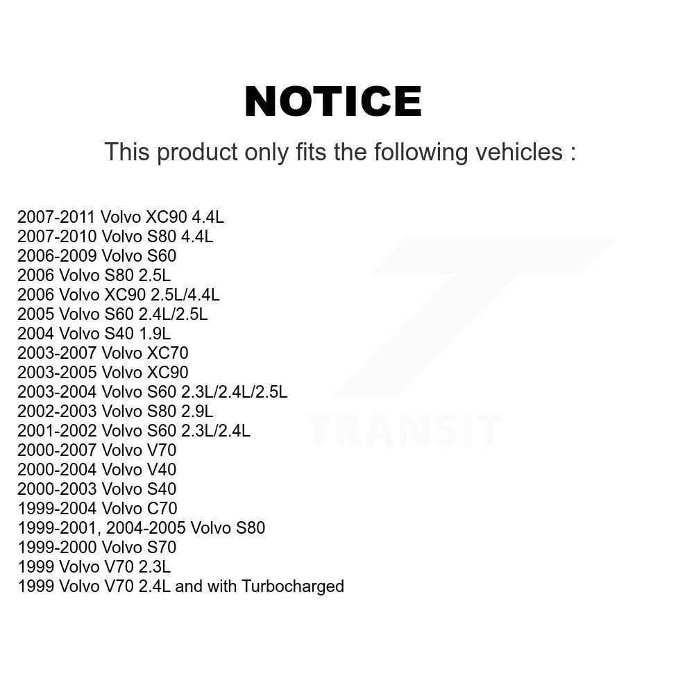 Filtre à huile à cartouche moteur (paquet de 6) pour Volvo XC90 S60 XC70 V70 S80 S70 S40 C7