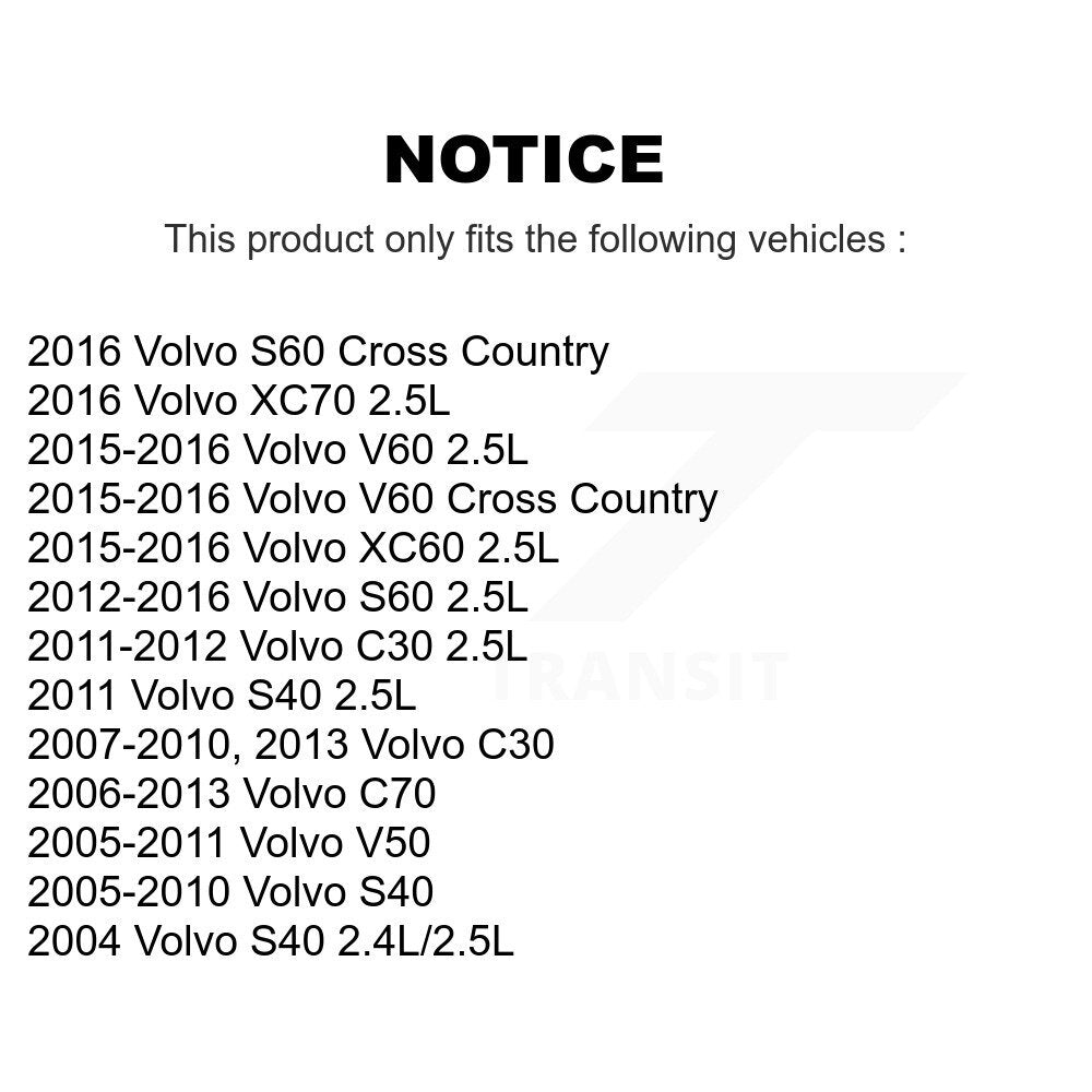 Filtre à huile à cartouche moteur (paquet de 7) pour Volvo S60 S40 C30 XC60 V50 C70 V60 XC7
