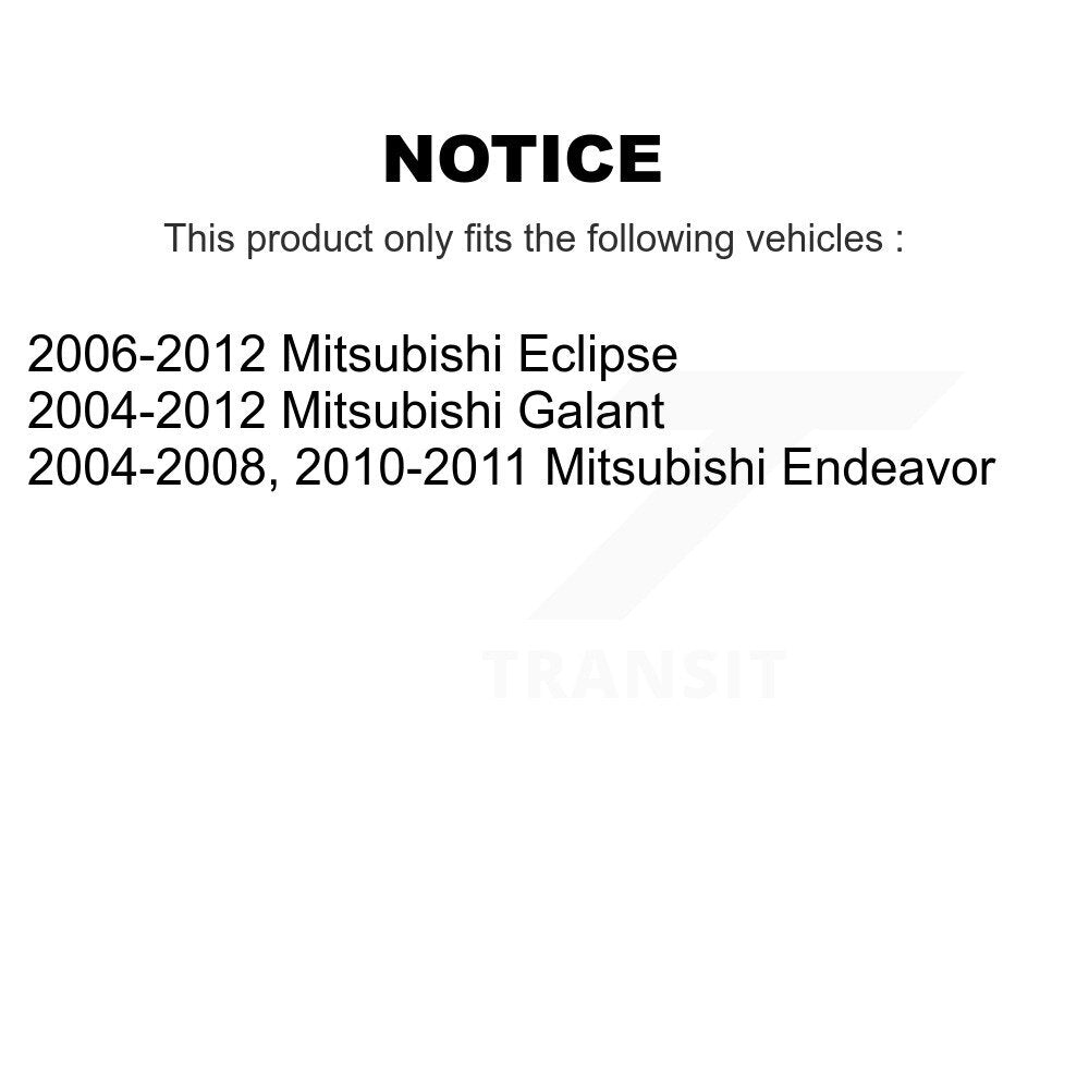 Filtre à air moteur (paquet de 2) pour Mitsubishi Eclipse Endeavour Galant K57-100310