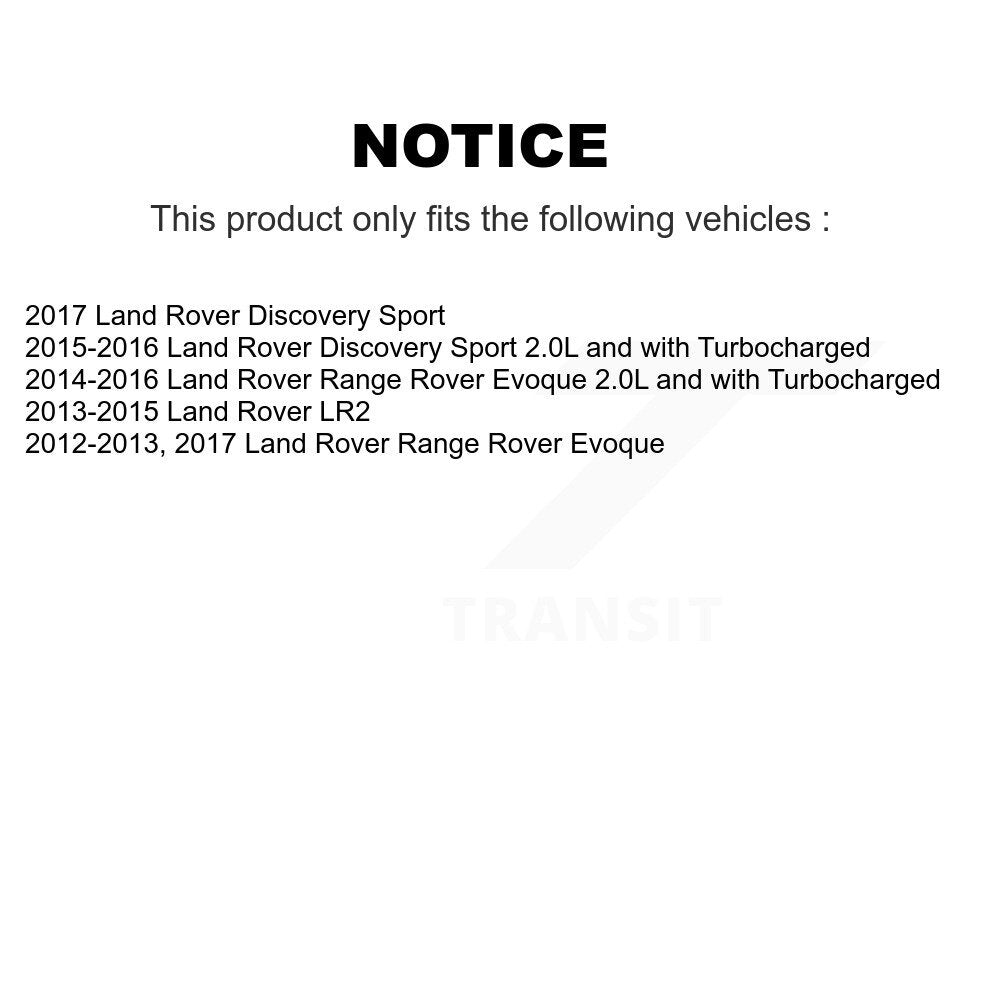 Filtre à air moteur (paquet de 4) pour Land Rover Range Evoque Discovery Sport LR2