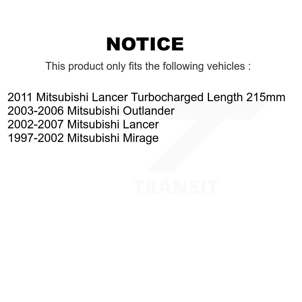 Filtre à air moteur (paquet de 4) pour Mitsubishi Lancer Outlander Mirage K57-100879