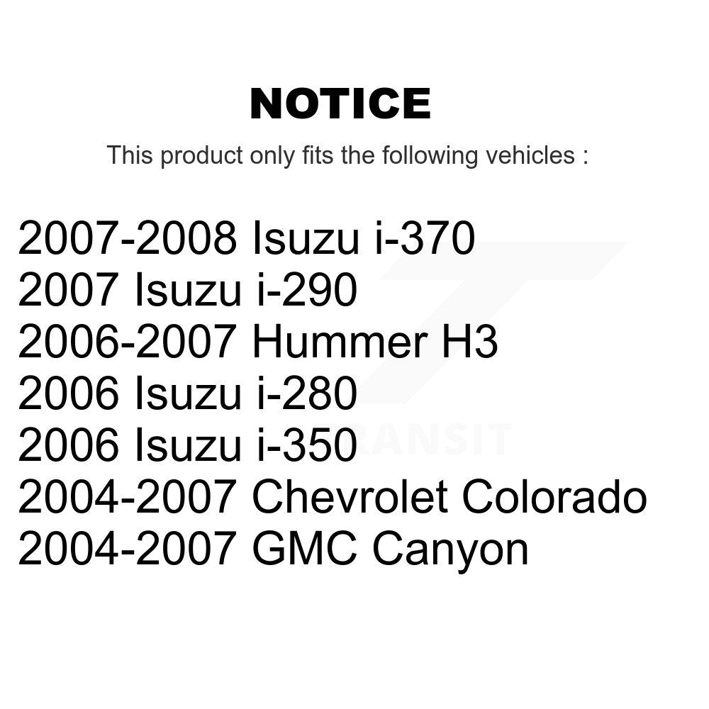 Filtre à air moteur (paquet de 5) pour Chevrolet Colorado GMC Canyon Hummer H3 Isuzu