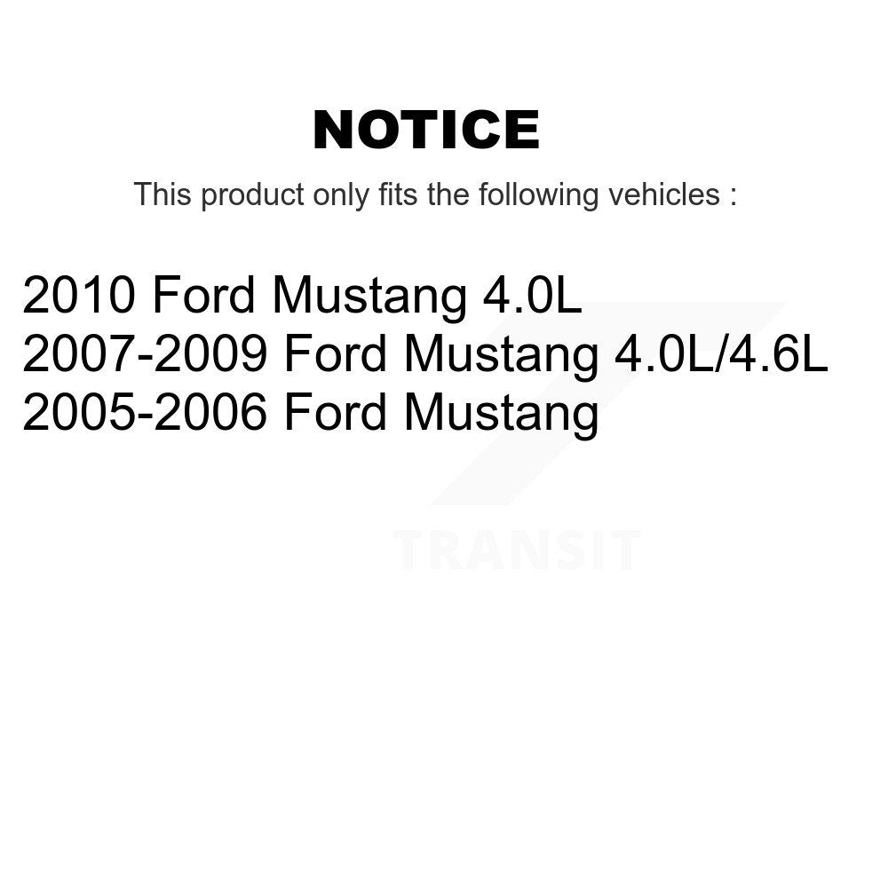 Filtre à air moteur (paquet de 5) pour Ford Mustang K57-101091