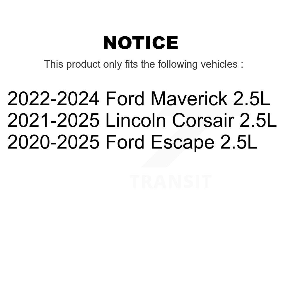 Filtre à air moteur (paquet de 11) pour Ford Escape Maverick Lincoln Corsair 2,5 L