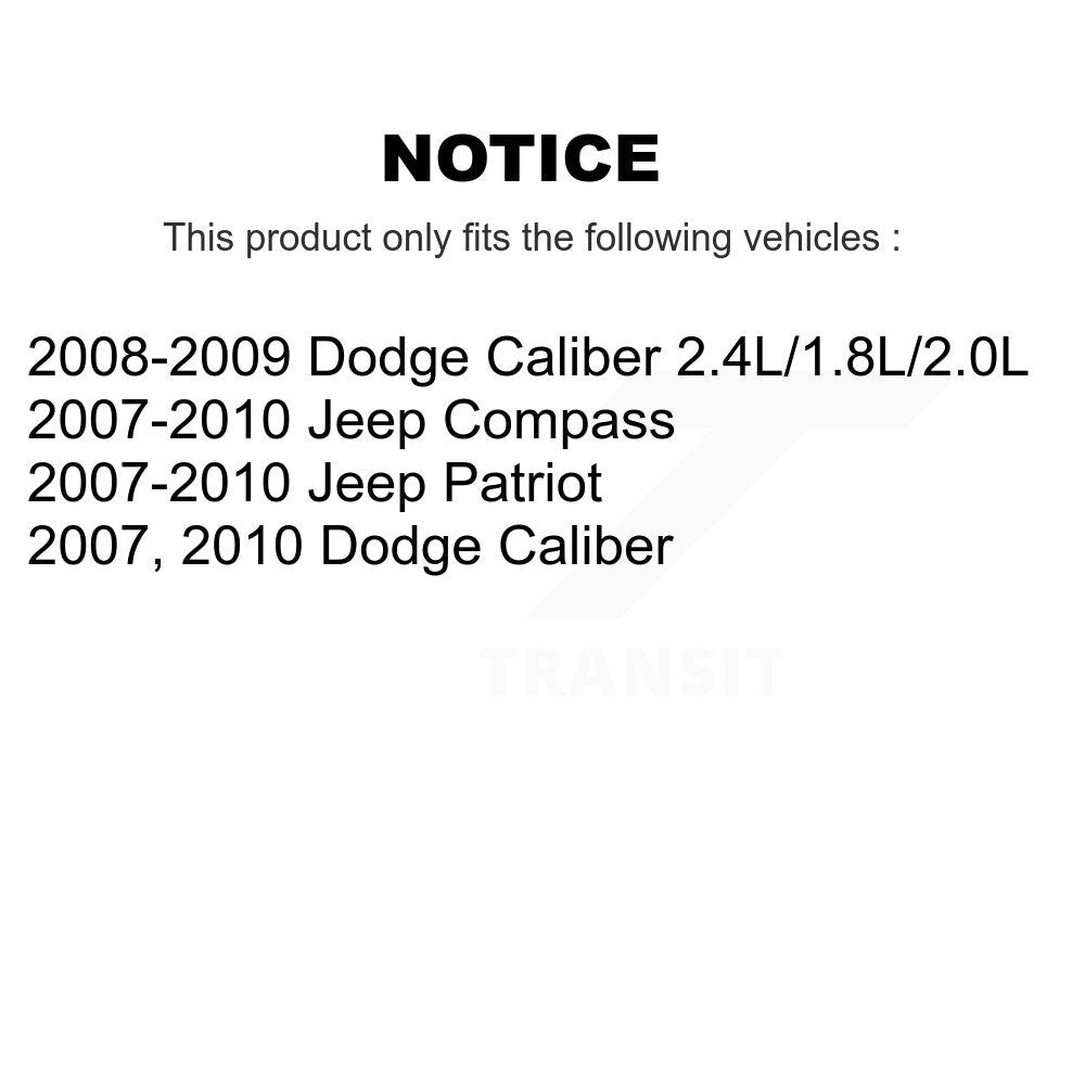 Filtre à air moteur (paquet de 11) pour Jeep Dodge Caliber Patriot Compass K57-101941