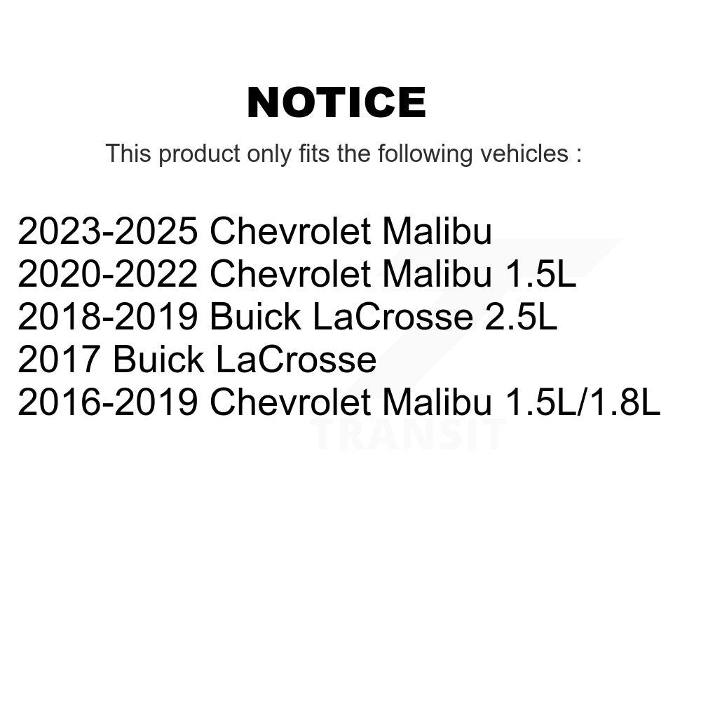 Filtre à air moteur (paquet de 12) pour Chevrolet Malibu Buick LaCrosse K57-102241