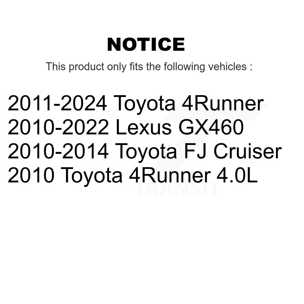 Filtre à air moteur (paquet de 6) pour Toyota 4Runner Lexus GX460 FJ Cruiser K57-102382