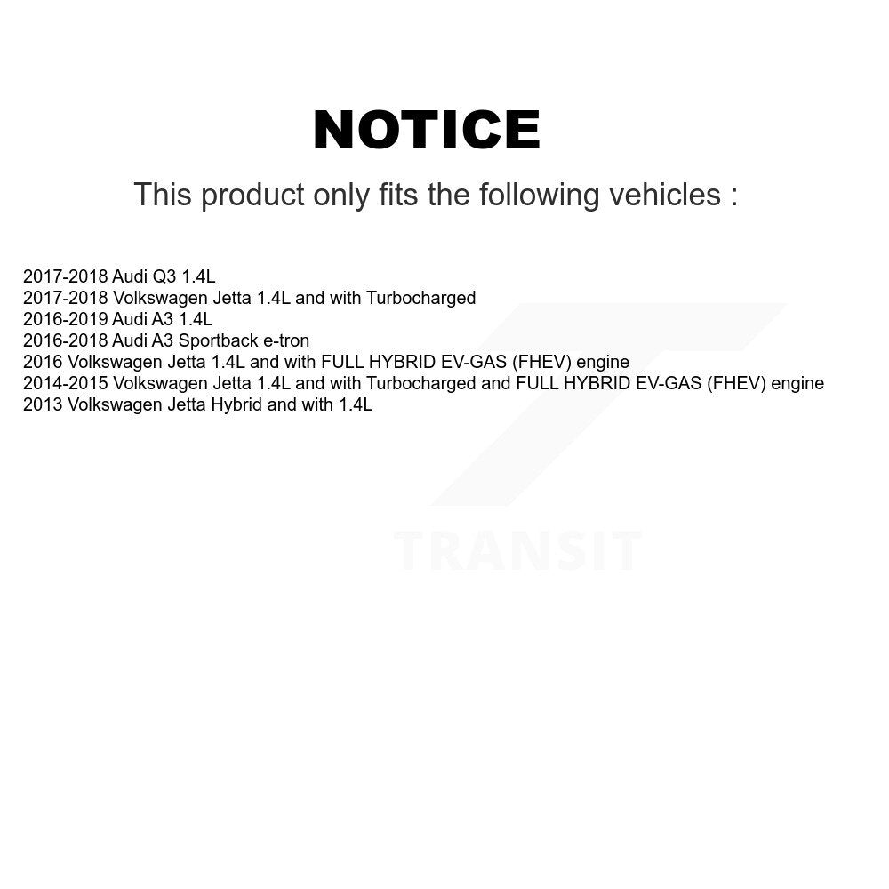 Filtre à air moteur (paquet de 6) pour Volkswagen Jetta Audi Q3 A3 Sportback e-tron