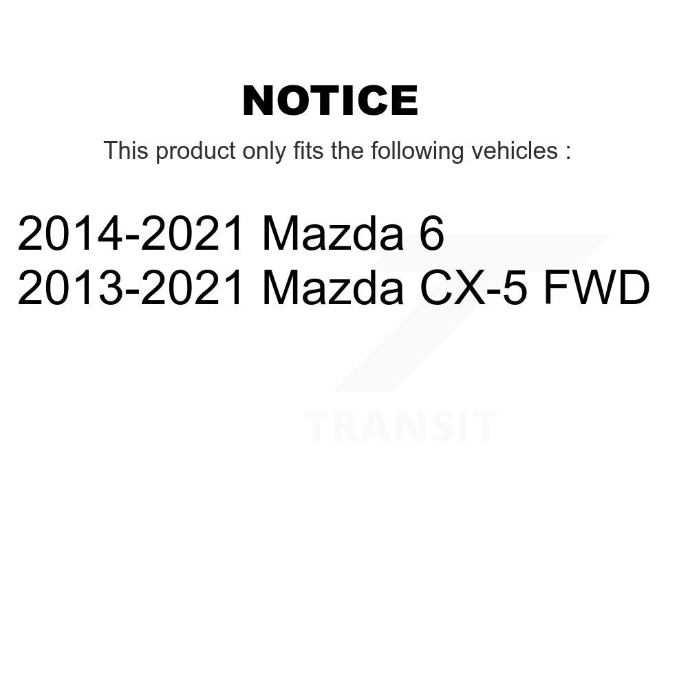 Kit d'assemblage de roulement et moyeu de roue avant et arrière, pour Mazda CX-5 6 K70-101434