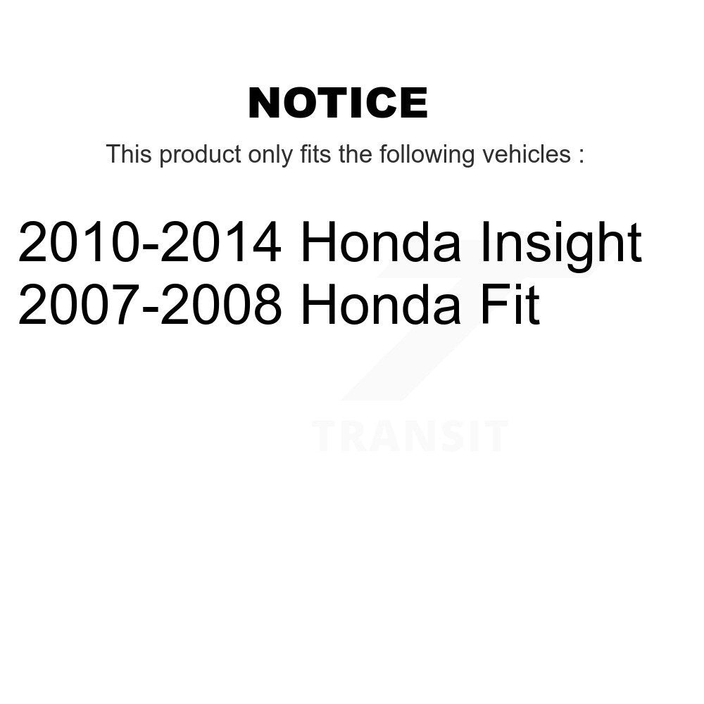 Kit d'assemblage de roulement et moyeu de roue avant et arrière, pour Honda Fit Insight K70-101643