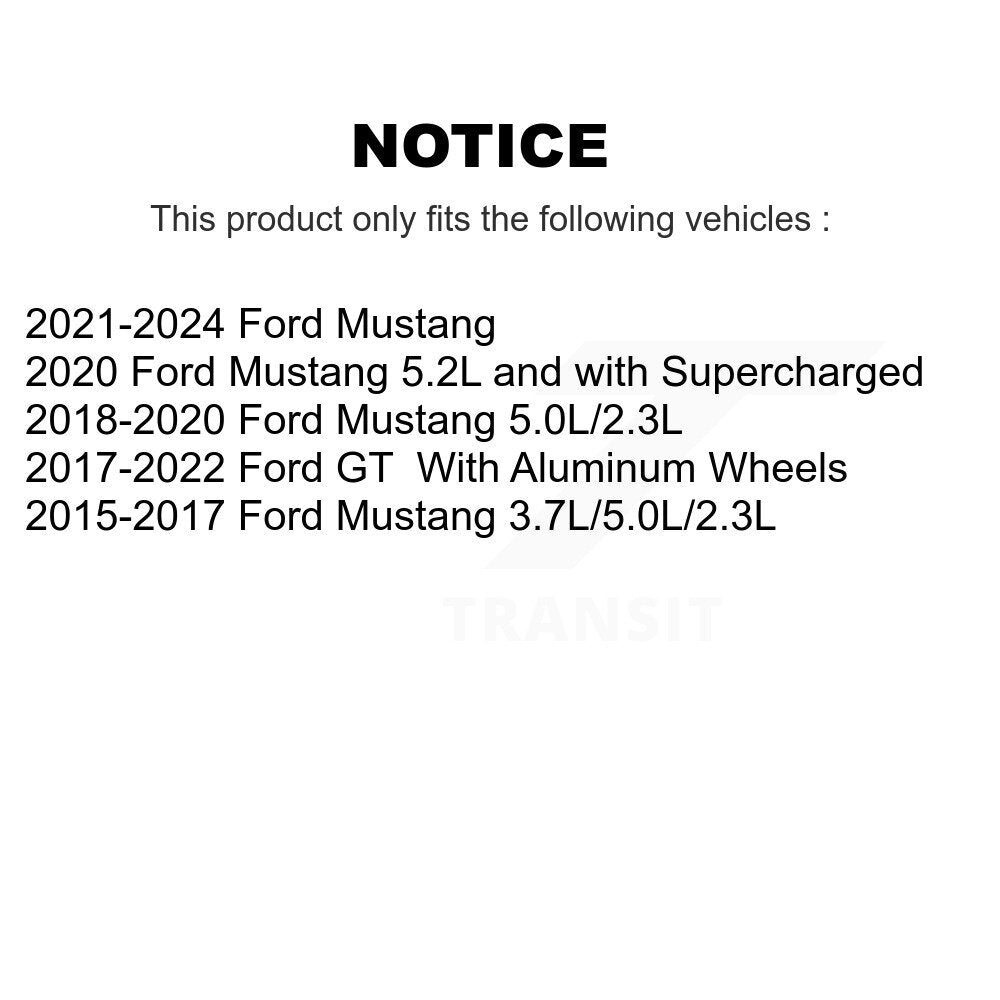 Paire d'assemblage de roulement et de moyeu de roue arrière pour Ford Mustang GT K70-101777
