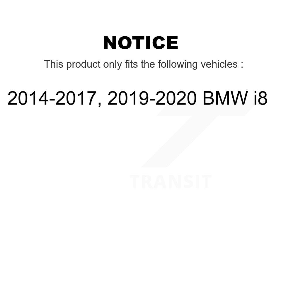 Kit d'assemblage de roulement et moyeu de roue avant et arrière pour BMW i8 K70-101867