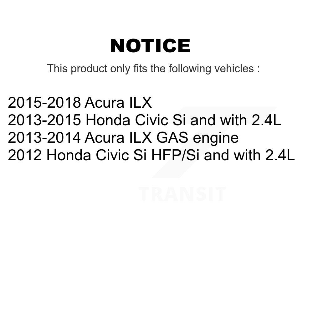 Kit d'assemblage de roulement et moyeu de roue avant et arrière, pour Honda Civic Acura ILX